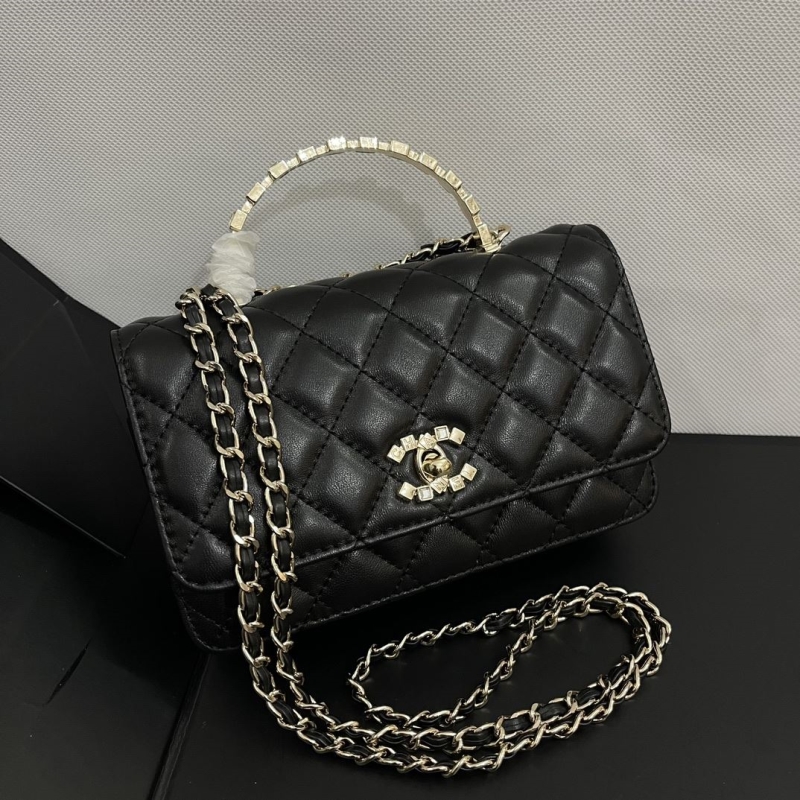 Ch**el top handle bags